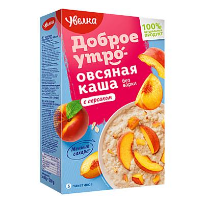  Каша овсяная Увелка с персиком 5*40 г в интернет-магазине свежих фермерских продуктов Apeti.ru