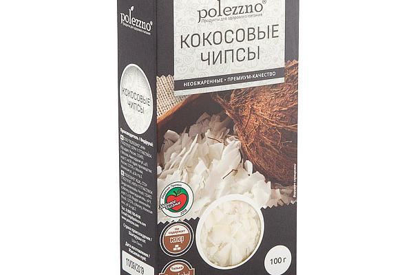  Чипсы кокосовые Polezzno 100 г в интернет-магазине продуктов с Преображенского рынка Apeti.ru