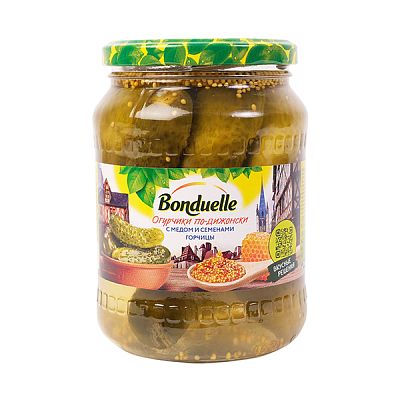 Огурцы Bonduelle маринованные по-дижонски 680 г