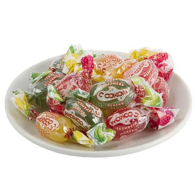  Карамель Яшкино с соком лимон, яблоко, малина 500 г в интернет-магазине свежих фермерских продуктов Apeti.ru