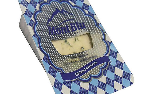  Сыр Mont Blu с голубой благородной плесенью 50% 100 г в интернет-магазине продуктов с Преображенского рынка Apeti.ru