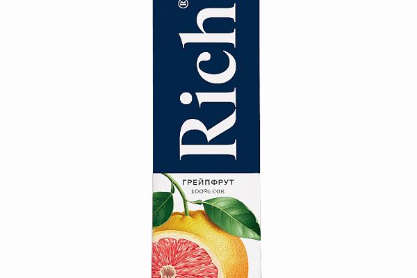  Сок Rich грейпфрутовый 1 л в интернет-магазине продуктов с Преображенского рынка Apeti.ru