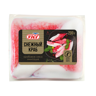 Крабовое мясо Снежного краба VICI, 200 г в Apeti.ru Крабовое мясо Снежного краба VICI, 200 г в интернет-магазине свежих фермерских продуктов Apeti.ru
