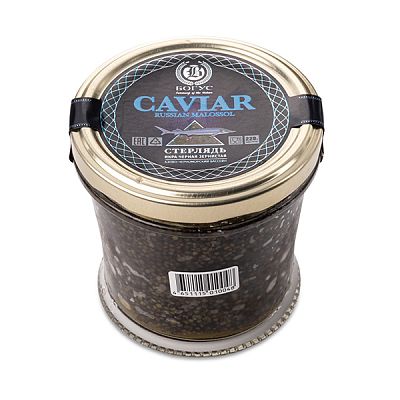 Черная икра стерлядь Caviar Bogus  220 г