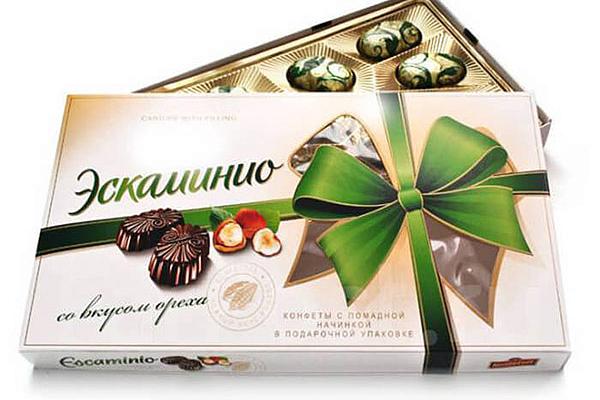  Конфеты Эскаминио со вкусом ореха 141 г в интернет-магазине продуктов с Преображенского рынка Apeti.ru