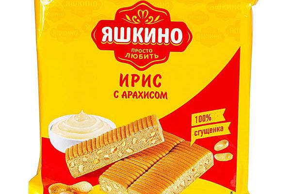  Ирис Яшкино с арахисом 140 г в интернет-магазине продуктов с Преображенского рынка Apeti.ru