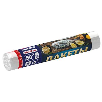 Пакеты фасовочные Avikomp люкс до 10 кг 24*37 см 50 шт