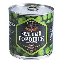 Горошек зеленый Хавиар из мозговых сортов 420 г