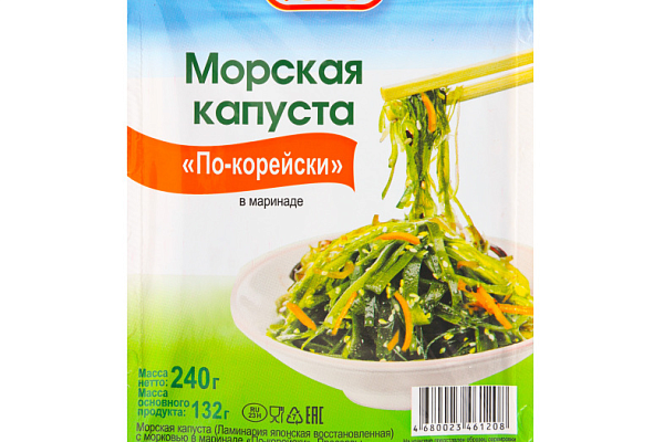  Морская капуста Vici в маринаде 240 г в интернет-магазине продуктов с Преображенского рынка Apeti.ru