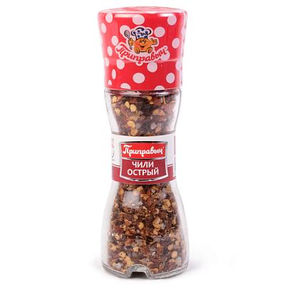  Приправа Приправыч чили острый с мельницей 43 г в интернет-магазине свежих фермерских продуктов Apeti.ru