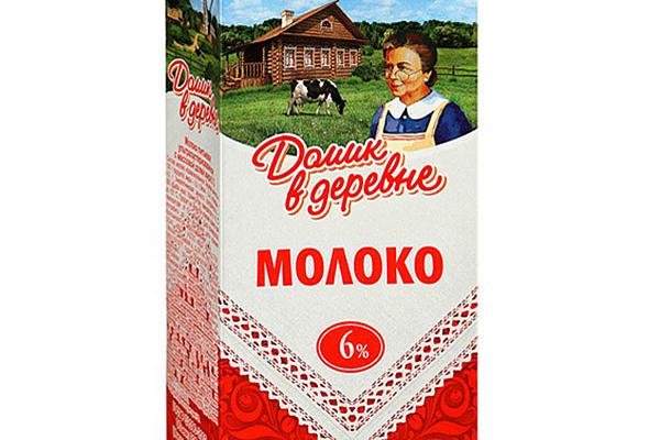  Молоко Домик в Деревне 6% 950 г БЗМЖ в интернет-магазине продуктов с Преображенского рынка Apeti.ru