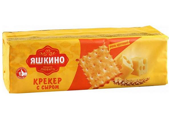  Крекер Яшкино с сыром 135 г в интернет-магазине продуктов с Преображенского рынка Apeti.ru