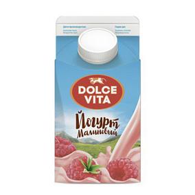  Йогурт Dolce Vita малина 2,5% 450 г в интернет-магазине свежих фермерских продуктов Apeti.ru