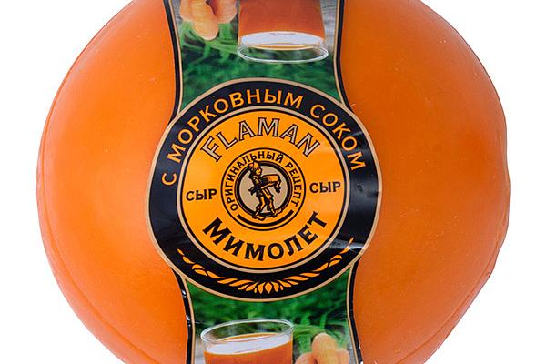  Сыр Flaman Мимолет 48% кусок 200 г в интернет-магазине продуктов с Преображенского рынка Apeti.ru