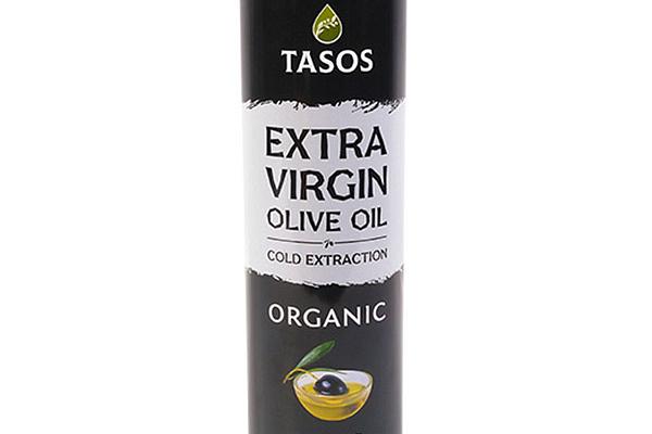  Масло оливковое Tasos extra virgin organic 650 мл в интернет-магазине продуктов с Преображенского рынка Apeti.ru