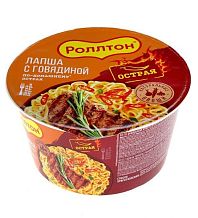 Лапша быстрого приготовления Роллтон по-домашнему говядина 90 г