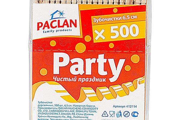  Зубочистки Paclan в пластиковом диспенсере 500 шт в интернет-магазине продуктов с Преображенского рынка Apeti.ru