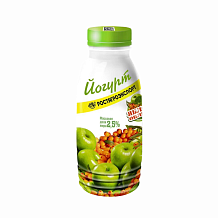 Йогурт питьевой Яблоко-облепиха РАЭ 2,5% 290г бутылка