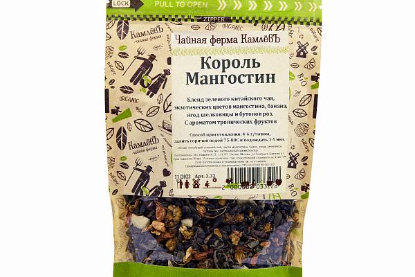  Чай зеленый КамлевЪ Король Мангостин 100 г в интернет-магазине продуктов с Преображенского рынка Apeti.ru
