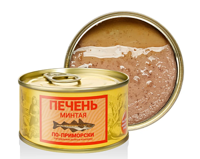 Печень минтая по-приморски "Камчаттралфлот" 185 г