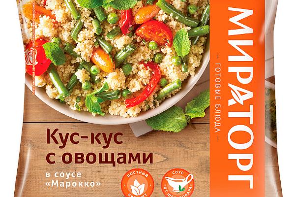  Кускус Мираторг с овощами в соусе Марокко 400 г в интернет-магазине продуктов с Преображенского рынка Apeti.ru