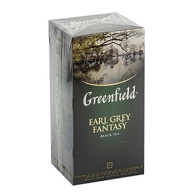  Чай черный Greenfield Earl Grey Fantasy с цедрой лимона и бергамотом 25 пак в интернет-магазине свежих фермерских продуктов Apeti.ru