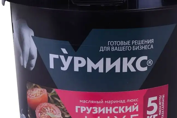  Маринад Грузинский Гурмикс Люкс 5 кг в интернет-магазине продуктов с Преображенского рынка Apeti.ru