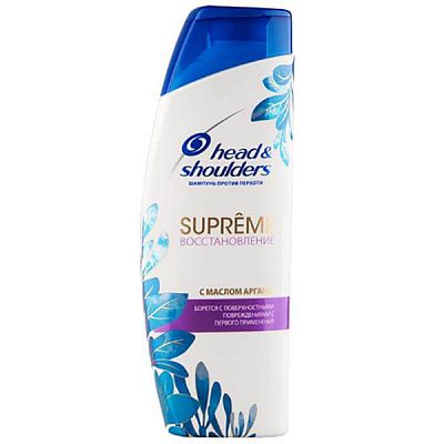Шампунь Head & Shoulders Supreme увлажнение с маслом арганы 300 мл