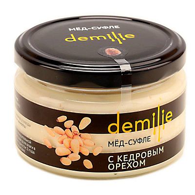 Мед-суфле Demilie с кедровым орехом 250 мл