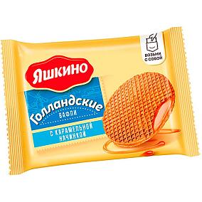  Вафли Яшкино голландские с карамельной начинкой 36 г в интернет-магазине свежих фермерских продуктов Apeti.ru
