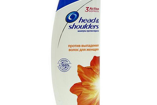  Шампунь Head & Shoulders против перхоти против выпадения волос для женщин 400 мл в интернет-магазине продуктов с Преображенского рынка Apeti.ru