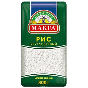  Рис Makfa круглозерный шлифованный 800 г в интернет-магазине свежих фермерских продуктов Apeti.ru