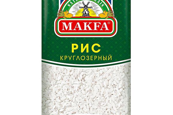  Рис Makfa круглозерный шлифованный 800 г в интернет-магазине продуктов с Преображенского рынка Apeti.ru