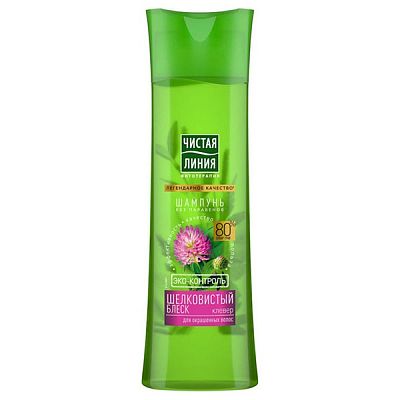 Шампунь Чистая Линия клевер для окрашенных волос 400 мл
