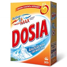 Стиральный порошок Dosia автомат Active max альпийская свежесть 400 г