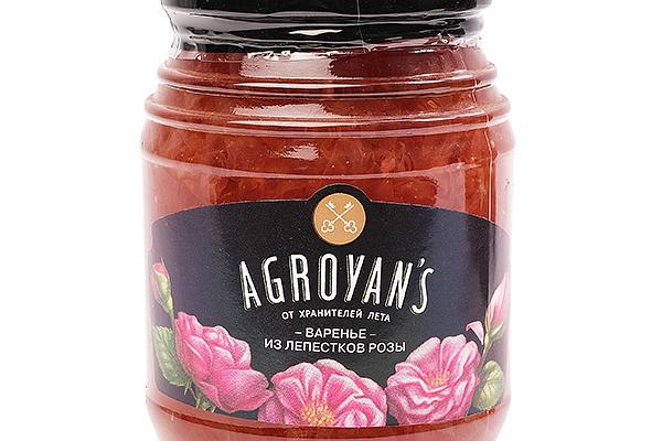  Варенье Agroyans из лепестков роз 430 г в интернет-магазине продуктов с Преображенского рынка Apeti.ru