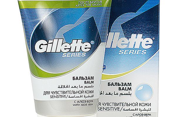  Бальзам после бритья Gillette Series Sensitive для чувствительной кожи 100 мл в интернет-магазине продуктов с Преображенского рынка Apeti.ru