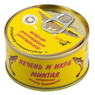  Печень и икра минтая Кайтес 120 г в интернет-магазине свежих фермерских продуктов Apeti.ru