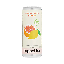 Лимонад Лапочка Грейпфрут, Лимон new 0,33л