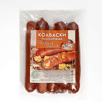  Колбаски Экопрод п/к Пряные с сыром в/у (~0,4 кг) в интернет-магазине свежих фермерских продуктов Apeti.ru