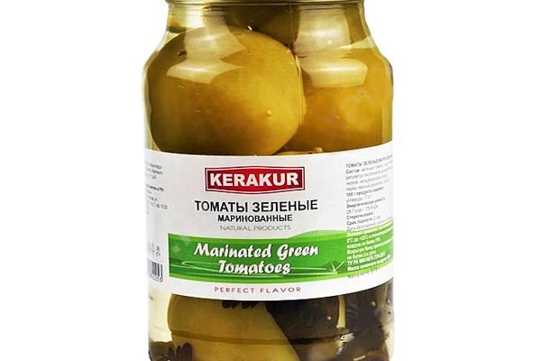  Помидоры зеленые Kerakur маринованные 950 г в интернет-магазине продуктов с Преображенского рынка Apeti.ru