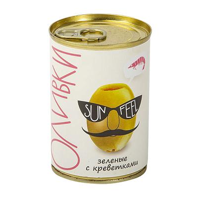 Оливки зеленые Sunfeel с креветками 300 мл в Apeti.ru Оливки зеленые Sunfeel с креветками 300 мл в интернет-магазине свежих фермерских продуктов Apeti.ru