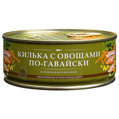 Килька За Родину с овощами по-гавайски 240 г