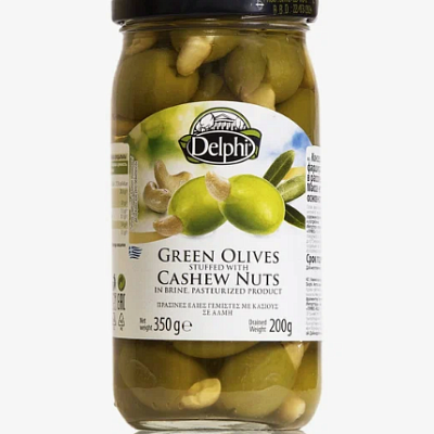  Оливки Delphi с Кешью 350 г в интернет-магазине свежих фермерских продуктов Apeti.ru
