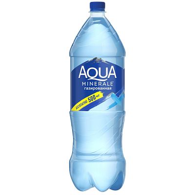 Вода Aqua Minerale газированная 2 л