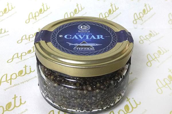  Черная икра осетровых Caviar Bogus 110 г в интернет-магазине продуктов с Преображенского рынка Apeti.ru