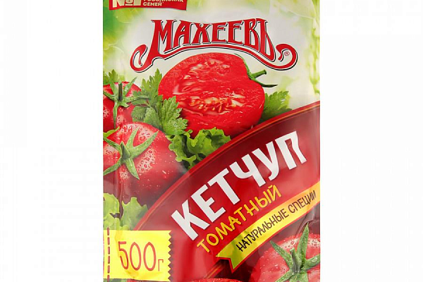  Кетчуп "Махеевъ" томатный 500 г в интернет-магазине продуктов с Преображенского рынка Apeti.ru