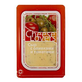  Сыр Cheese Lovers с оливками и томатами 50% нарезка 150 г в интернет-магазине свежих фермерских продуктов Apeti.ru