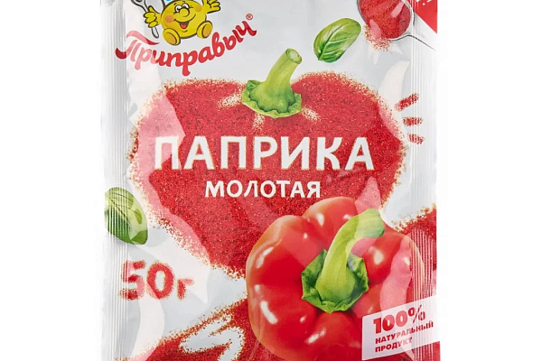  Паприка Приправыч молотая 50 г в интернет-магазине продуктов с Преображенского рынка Apeti.ru