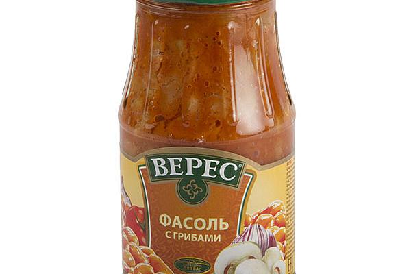  Фасоль "Верес" с грибами 530 г в интернет-магазине продуктов с Преображенского рынка Apeti.ru